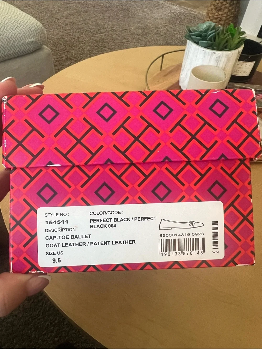 Tory Burch Cap Toe Flat